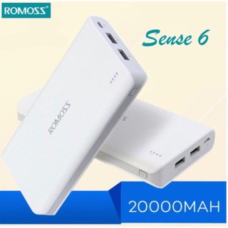 ROMOSS Sense6 / 6P PH80 20000mAh Power Bank Fast Charging Dual USB Ports