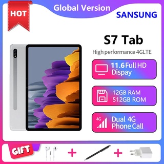 【Ready Stock】₪◄☫S7 Tab 10inch Tablet PC 10GB+512GB Android Tablet Dual SIM 5G HD Camera Learning Tab
