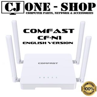 COMFAST CF-N1 INDOOR Router 4*5dBi Omnidirectional Antennas 2.4GHz 300Mbps Transmission INDOOR WIFI