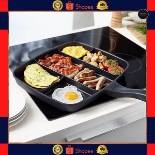 JECA Non-stick Magic Pan 5-in-1 Grill Frying Plate Induction Compatible (4)