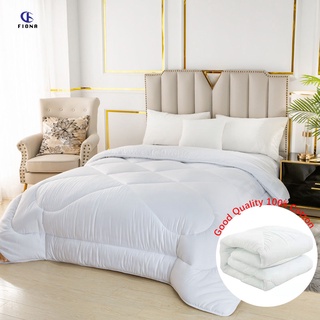COD Magic Plain White Thick Cotton Comforter Duvet Filler Single/Double/Queen/King size