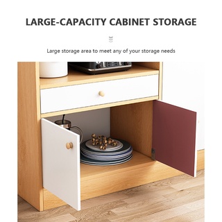 Modern storage cabinet living room cupboard sideboard household kitchen cabinet integrated shelf(COD (7)