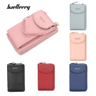 Baellerry Women Mobile Phone Shoulder Bag Vertical Mini Zipper Crossbody Wallet