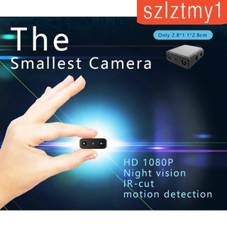 ☌【HOT】 [Thunder] 3x XD Mini Small Spy Hidden HD 1080P Camera Night Vision for Home Car Outdoor