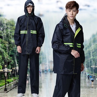 Reflective raincoat set/adult raincoat/Motorcycle raincoat Reflective article/raincoat for men