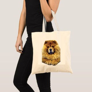 Chow Chow Canvas Tote Bag