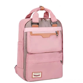 MINGKE Laptop bag 13 14 15.6 inch Schoolbag Backpack for Women Student Traveling Waterproof Shockproof Large Capacity Fashion