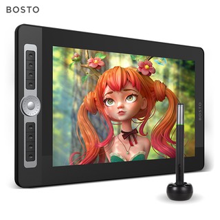 BOSTO 16HD Pro Portable 15.6 Inch H-IPS LCD Graphics Drawing Tablet Display Digital Art Drawing Pad