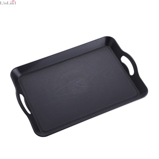 Serving Tray Rectangular Plastic Tray Food Serving Trays Anti-slip Scratch-resistant