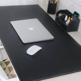 Leather office desktop padding plate large class desk mat student thickened oversized hard surface c