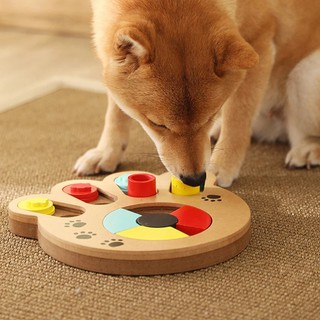 Dog Puzzle Toys Increase IQ Interactive Slow Dispensing Feeder Pet Cat Puppy Training Games