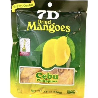 7D Dried Mangoes 100 grams