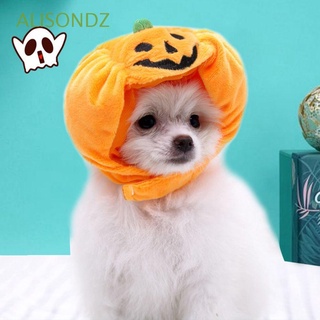 ALISONDZ Cute Pet Hat Dress Up Pet Tools Pumpkin Hat Pet Accessoires Dogs Hats Costume Teddy Small Dog Headgear Halloween Decoration