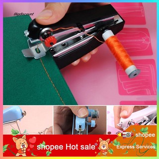 ❉COD❉Portable Mini Cordless Handheld Clothes Fabric Manual Stitch DIY Sewing Machine