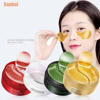 Sunhui（+） 60pcs Collagen Hydrating Eye Gel Anti-Aging Wrinkles Eye Beauty Patches