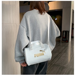 PUMA Authentic Women Handbags New Print Portable Sports Bag Sling Bag CORE UP 075954