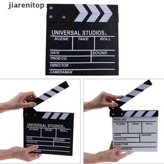 (hot*) Director video acrylic clapboard dry erase tv film movie clapper board slate jiarenitop