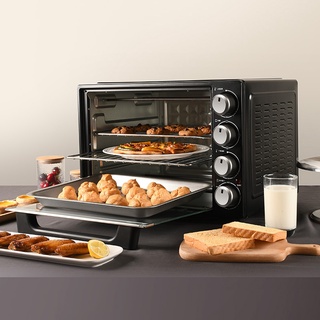 Large Capacity Cake Oven Household Electric Oven 40L Baking Oven Multi-functional Chicken Oven EjIL