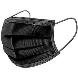 Black Mask Disposable 3-ply 50pcs by Shoti Shop