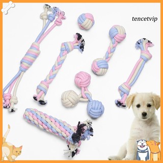 [vip]Pet Dog Puppy Cotton Rope Bite-resistant Molar Tooth Cleaning Play Chewing Toy