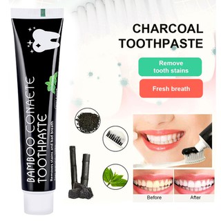 Bamboo Charcoal Teeth Whitening Black Toothpaste Whitener Tooth Paste 105g