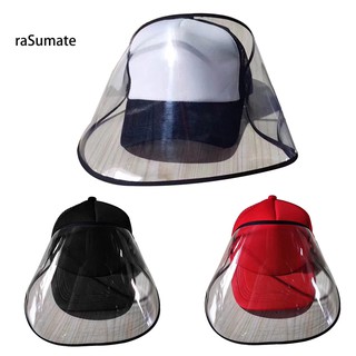√RA Adult Outdoor Sun Protection Baseball Cap Hat Removable Anti Saliva Face Masker