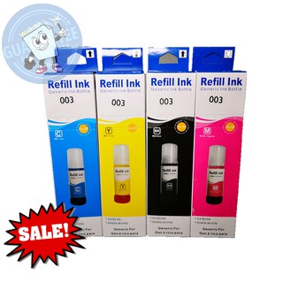 003 Refill Dye Ink Continues Ink Compatible For EPSON L1110 L3110 L3118 L3119 L3150 - 70ml