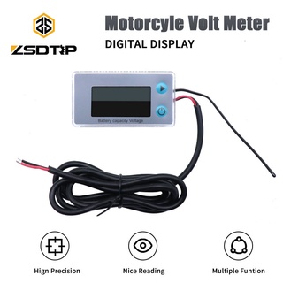 COD ZSDTRP 10-100V Battery Capacity Voltmeter Tester LCD Car Lead-acid Indicator Digital Voltage Mon