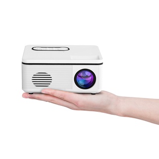 □1080P Supported Mini HD Projector Portable Projector Home Media Video player LED Light USB AV Port