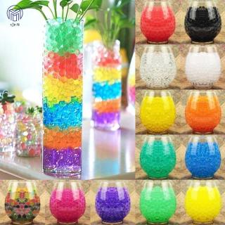 ♫sjmw♫ 300pcs Water Plant Soil Flower Jelly Crystal Soil Mud Pearls Gel Beads Balls Home Vase Decor