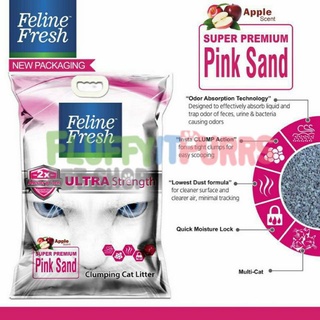 【Ready Stock】☄๑Feline Fresh Pink Sand 10L Cat Litter