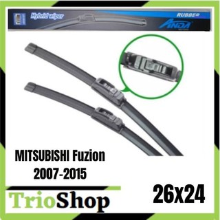26/24 MITSUBISHI Fuzion 2007-2015 Car hybrid banana type wiper blade