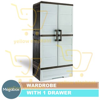 Megabox Wardrobe Cabinet with 1 drawer