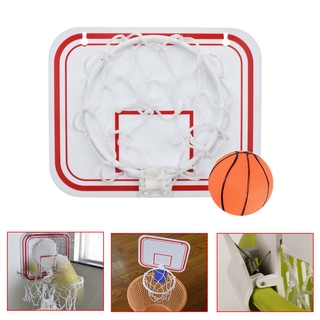 Mini Plastic Indoor Basketball Hoop Over Door Wall-Mount Kids Sports With Ball