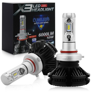 In stock】Car LED headlight headlamp H4 H11 9005 H7 Fog lamp