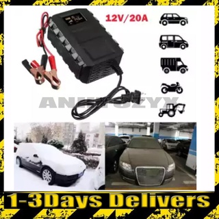 【Spot goods】❖12V 20A Intelligent Automobile Battery Car Motorcycle Lead Acid Charger