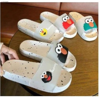 New products☏✜◕Cute Elmo White Soft Slides Slippers for Kids 09-9 (Size 24-35)