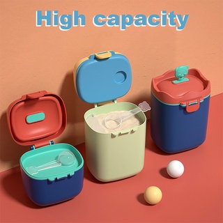 [EY] Eco-friendly Food Storage Box Baby Milk Powder Dispenser Container with Scoop Leak-proof for Baby Supplies