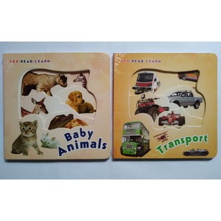 See-Read-Learn Book Baby Animals Transport Baby Book Reference Book Guide Book Learning is Fund