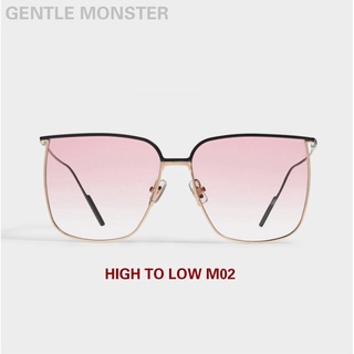 High To Low M02 - GM Oversized Square Metal Frame Sunglasses (1)