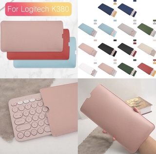 14 colors For Logitech K380 Keyboard Storage Bag cover Felt waterproof Carrying leather Case Flexible Storage Compact Protective Portable Travel Accessories