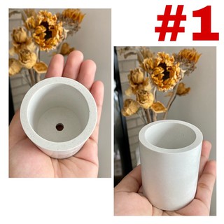 Minimalist White Mini Pots for Baby Plants/ Cacti/ Succulents