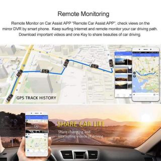 QCY A900P Android GPS Navigation Dashcam (3G/4G with ADAS) (2)