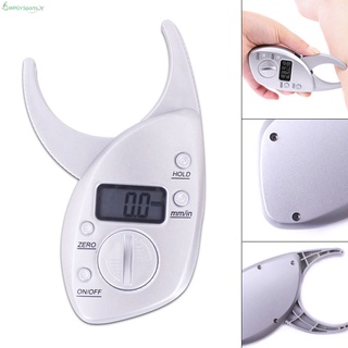 WPGY-tiktok Body Fat Caliper Monitors Electronic Digital Display Skin Muscle Tester Body Fats Analyzer Tape Measure Pack