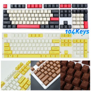 SPA 104 Keys PBT Assorted Color Universal Keycaps for Cherry MX Mechanical Keyboard