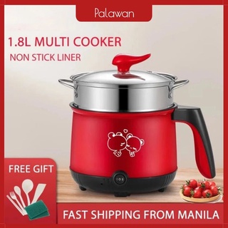 ❃COD 4 in1 Multi cooker 1.8L electric cooker with food grade material☂
