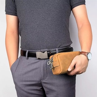 Unisex Genuine Leather Pouch - Original Leather Pouch Hand Bag - Genuine Leather Clutch Bag