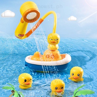 [cod]Yellow Duck Bath Shower Toy Children's Water Playing Electric Shower Toy