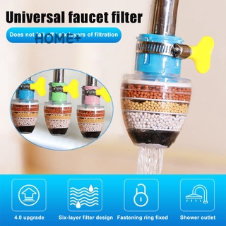 Universal Faucet Filter Interface Water Purification Anti-Spill Water-Saving for Kitchen Tap @ph