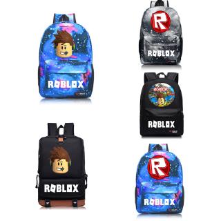 Men Schoolbag Backpack with Roblox Students Bookbag